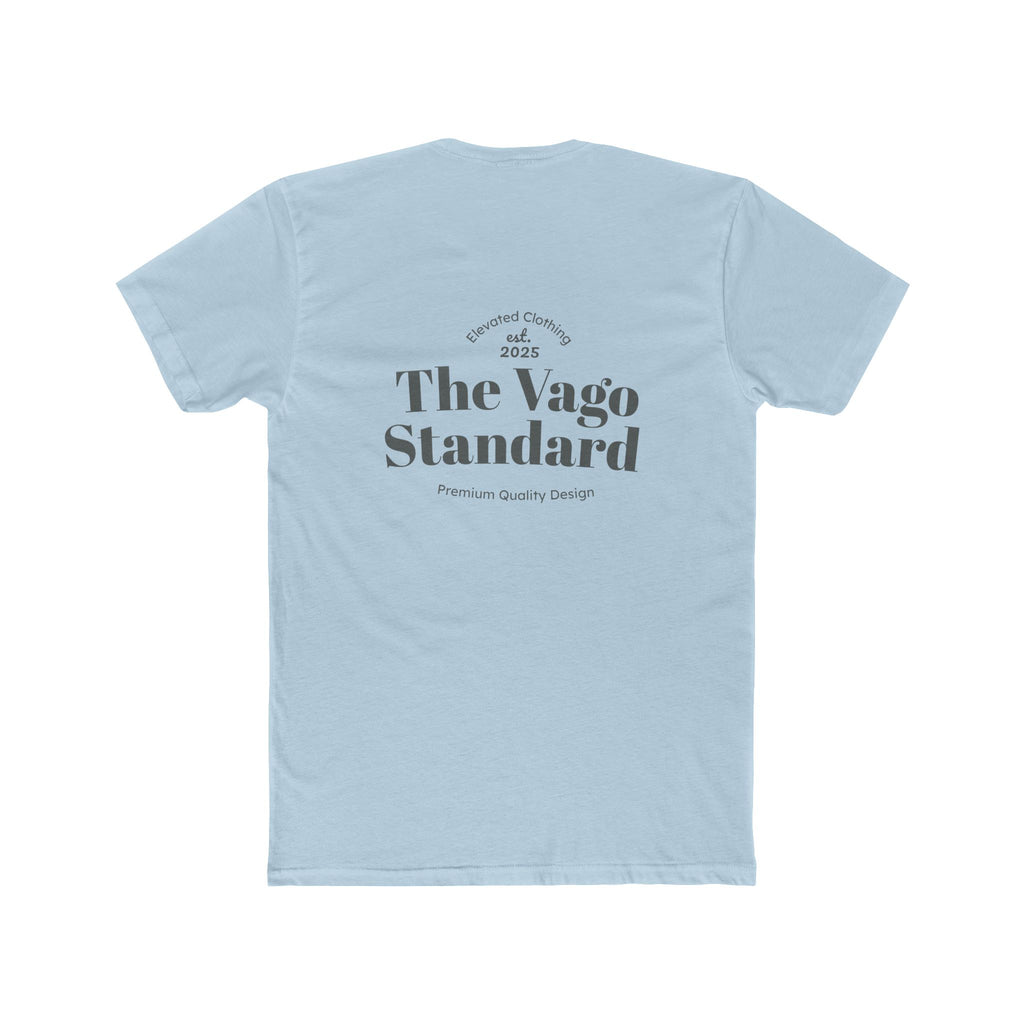 Classic Vibrant Sunset Cotton Crew Tee