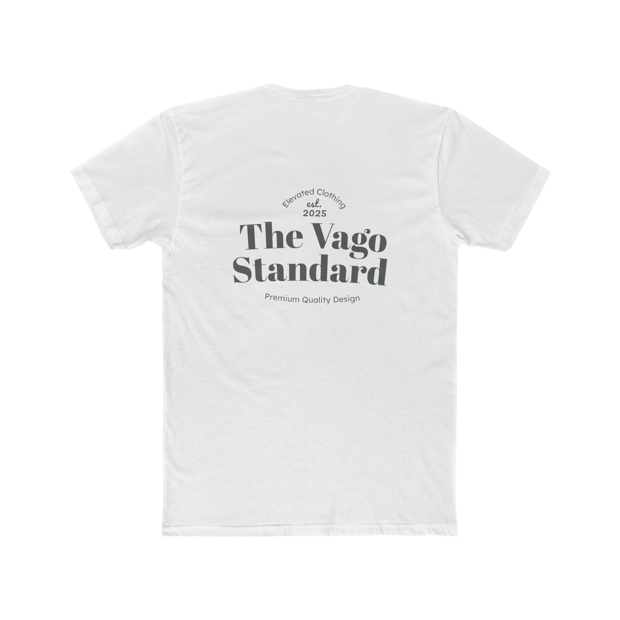 Classic Vibrant Sunset Cotton Crew Tee